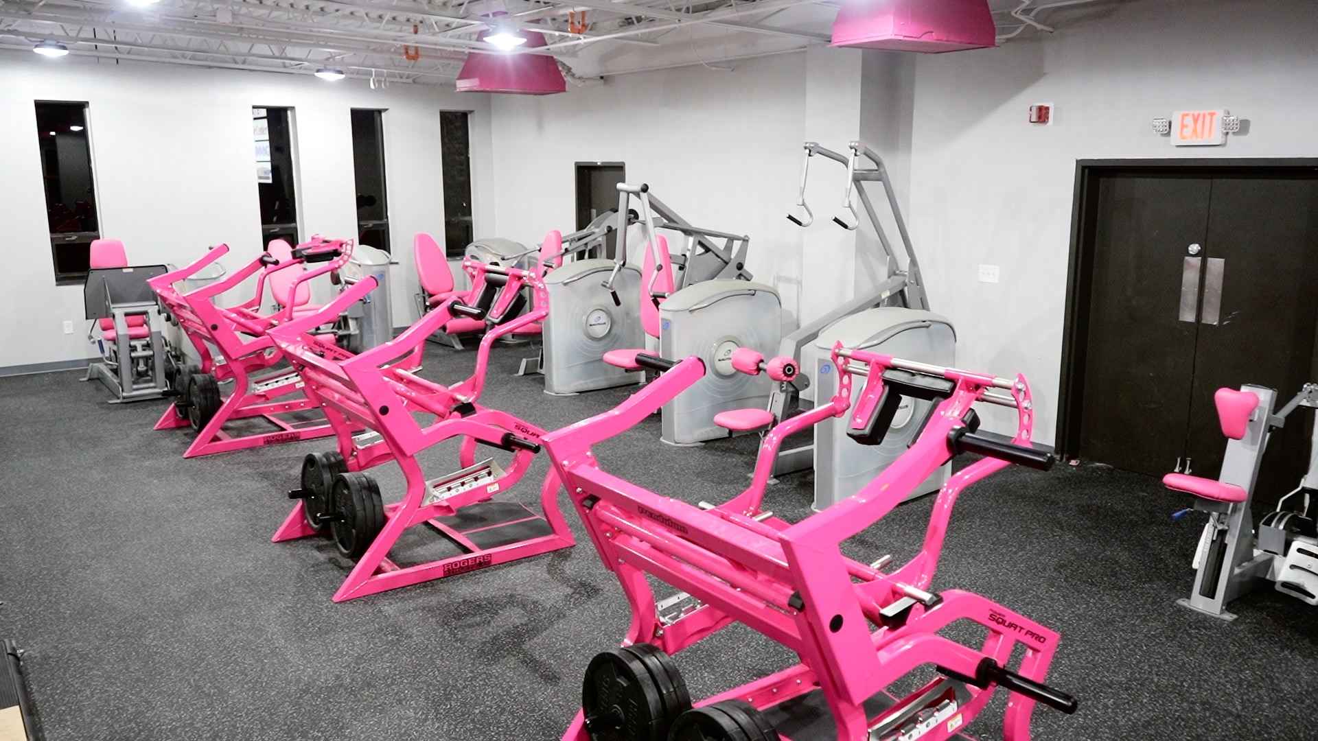 Pink Background Of Gym Fitness Club Backgrounds
